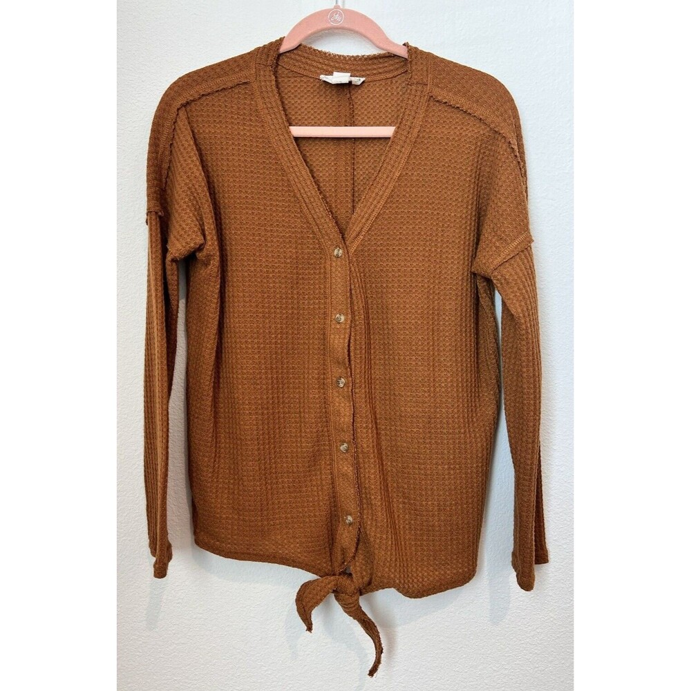 Love Riche Brown Button Down Shirt